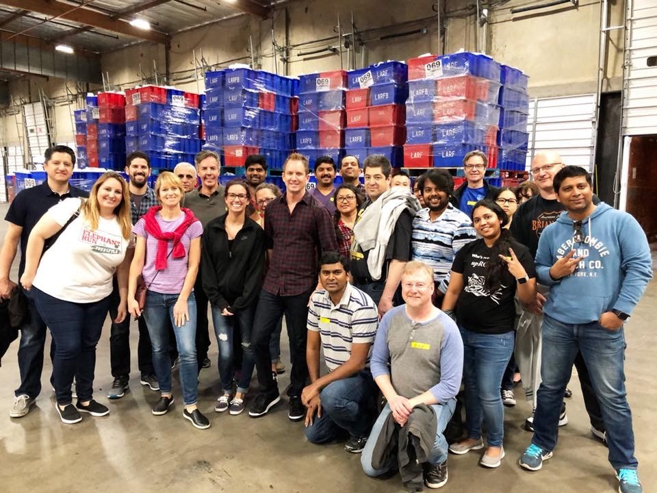 Cydcor team members at LA Food Bank